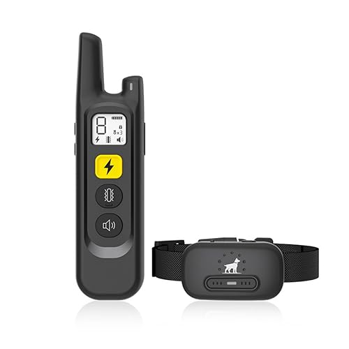 Dog Shock Training E Collar For 8 To 140lbs Dogs with Vibration Electric Shock Beep Rechargeable and Waterproof with 1600FT Remote Security Lock GetDogWalk